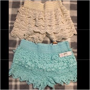 Lace shorts